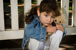 girl with teddy bear